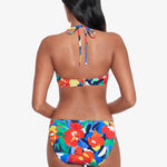 Bold Abstract Floral Hipster Bikini Pant - Simply Beach UK