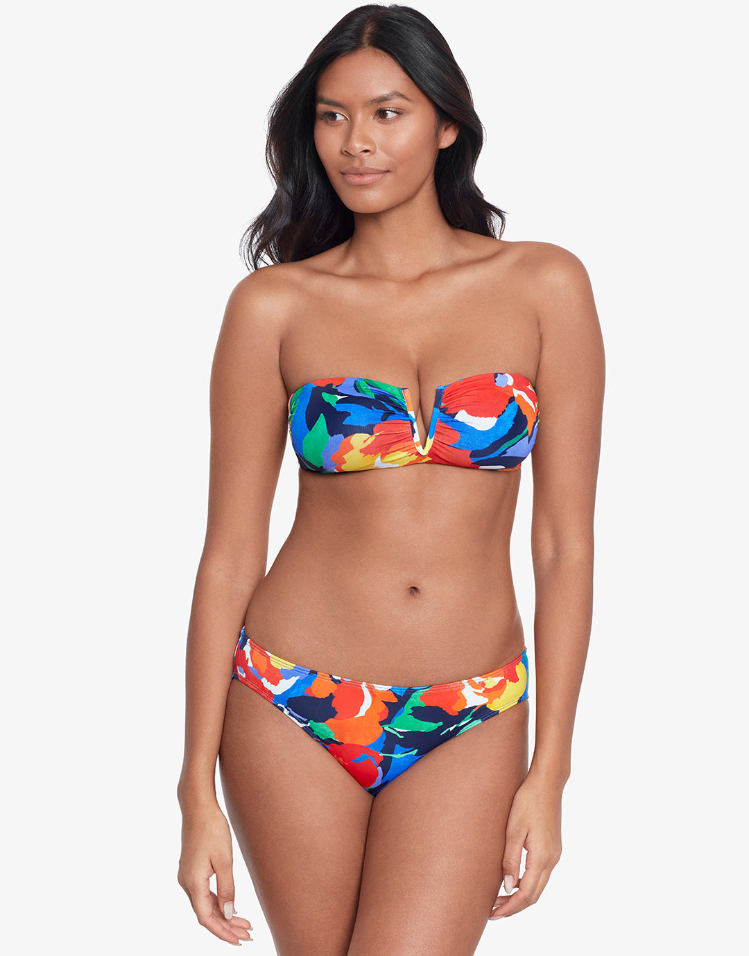 Bold Abstract Floral Hipster Bikini Pant - Simply Beach UK