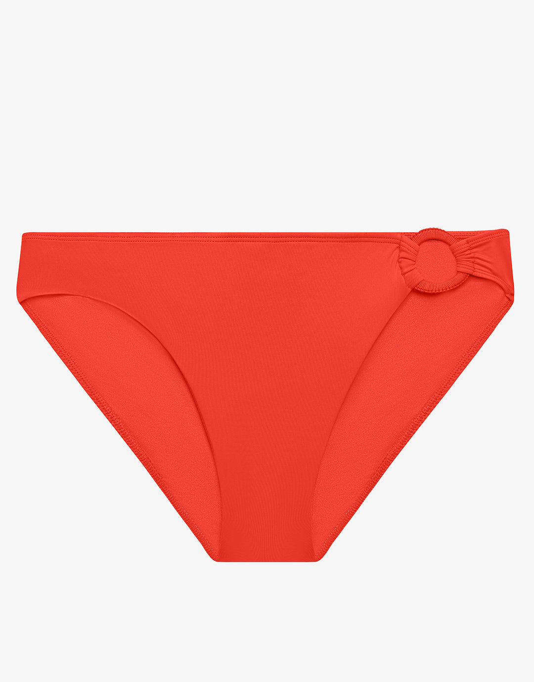 Beach Club Solids Macrame Ring Bikini Pant - Persimmon - Simply Beach UK
