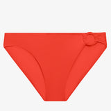 Beach Club Solids Macrame Ring Bikini Pant - Persimmon - Simply Beach UK