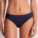 Beach Club Solids Band Hipster Bikini Pant - Dark Navy - Simply Beach UK