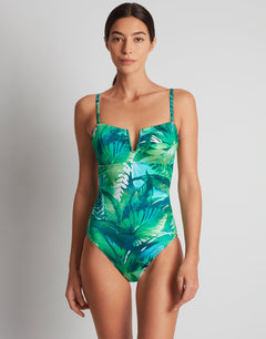 Cartago Palms Underwired OTS Swimsuit - Multi - Simply Beach UK
