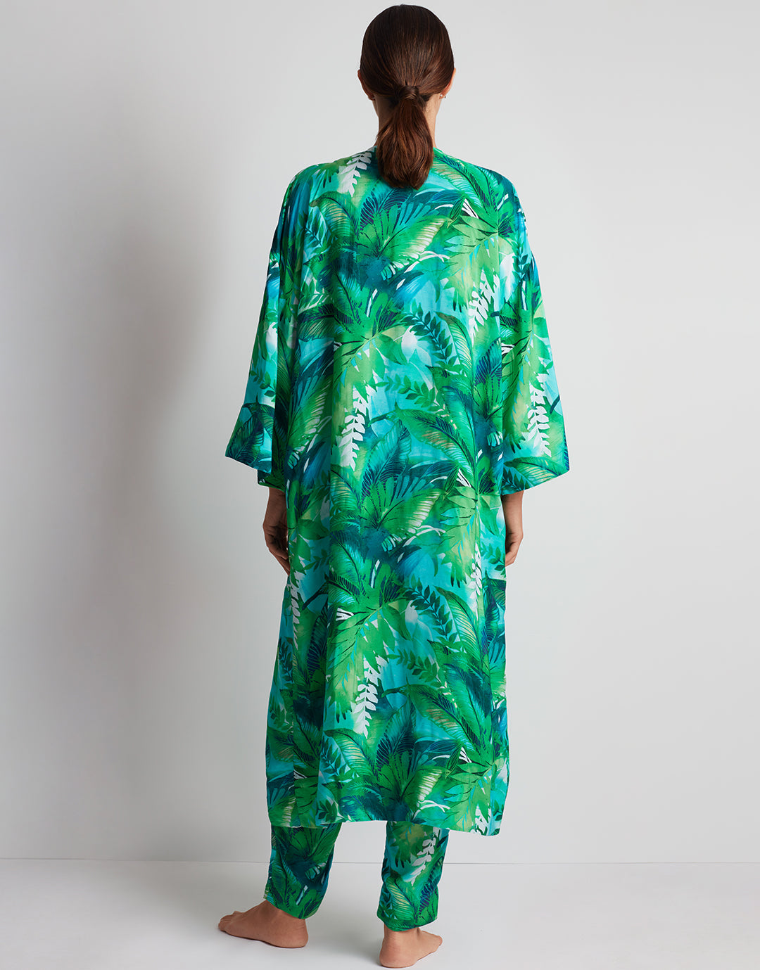 Cartago Palms Poolside Kimono Cover Up - Multi - Simply Beach UK