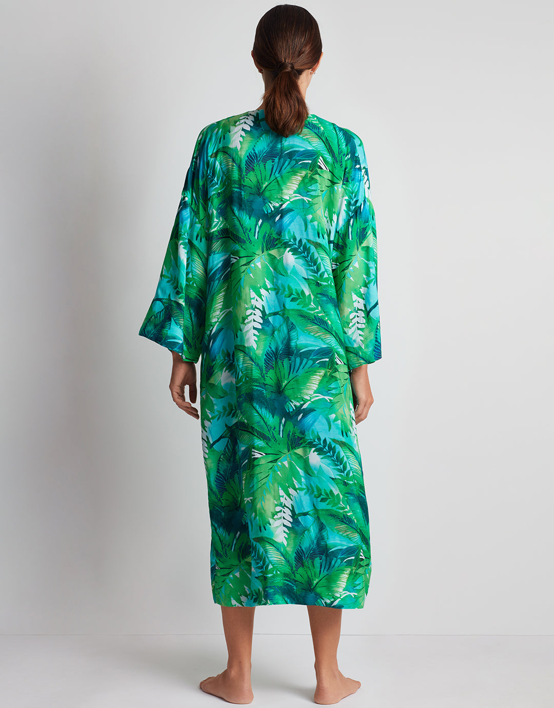 Cartago Palms Poolside Kimono Cover Up - Multi - Simply Beach UK