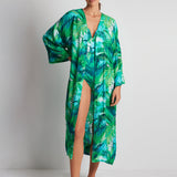 Cartago Palms Poolside Kimono Cover Up - Multi - Simply Beach UK