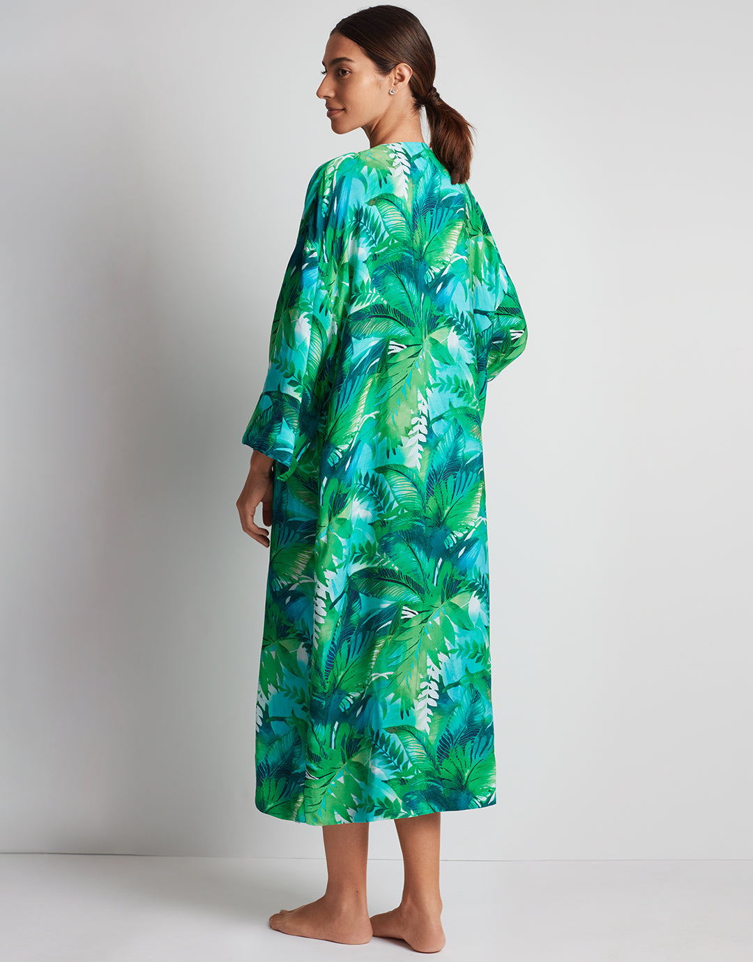 Cartago Palms Poolside Kimono Cover Up - Multi - Simply Beach UK