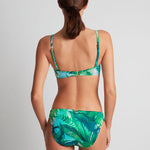 Cartago Palms Single Strap Twist Underwired Bikini Top - Multi - Simply Beach UK