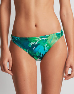 Cartago Palms Twist Side Tab Hipster Bikini Pant - Multi - Simply Beach UK