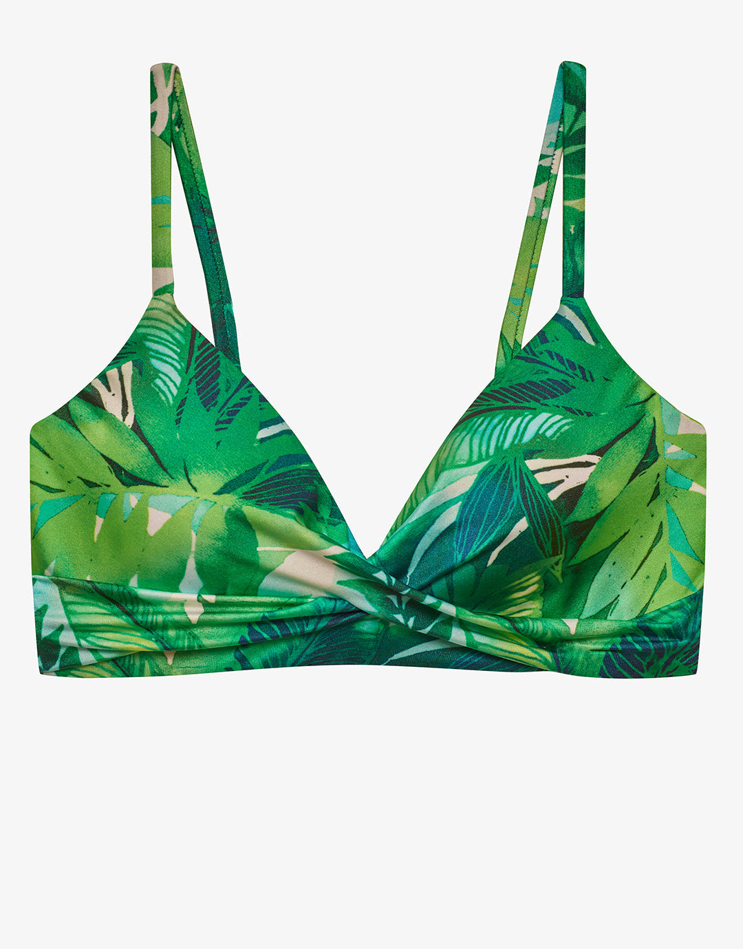 Cartago Palms Single Strap Twist Underwired Bikini Top - Multi - Simply Beach UK