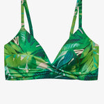 Cartago Palms Single Strap Twist Underwired Bikini Top - Multi - Simply Beach UK