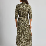 Lauren Ralph Lauren Artisan Warp Floral Midi Shirt Dress - Multi - Simply Beach UK