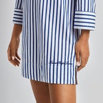 Lauren Ralph Lauren Wide Cuff Tunic Cover Up - Blue and White - Simply Beach UK