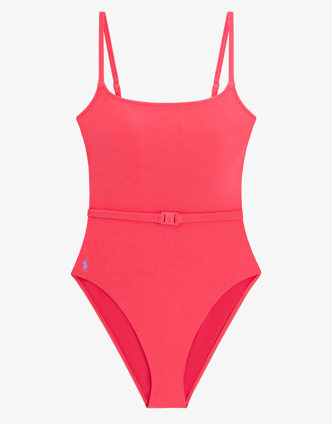 Terry Belted Kennedy Swimsuit - Coral - Simply Beach UK