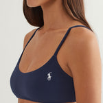 Terry Kennedy Bralette Bikini Top - Navy Blue - Simply Beach UK