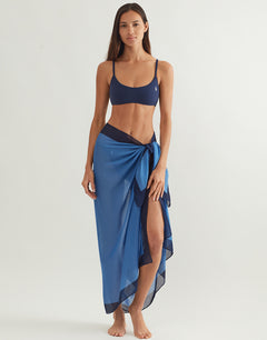 Pony Long Pareo - Periwinkle - Simply Beach UK