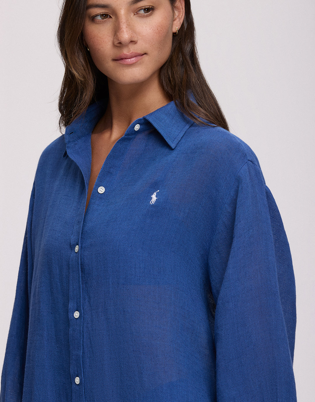 Boyfriend Beach Shirt - Ultramarine - Simply Beach UK