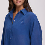 Boyfriend Beach Shirt - Ultramarine - Simply Beach UK