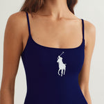Polo Ralph Lauren Logo Icons Kennedy Swimsuit - Navy - Simply Beach UK