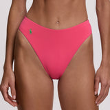 Polo Ralph Lauren Color Shop Modern High Leg Bikini Pant - Desert Pink - Simply Beach UK