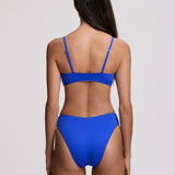 Color Shop Modern High Leg Bikini Pant - Ultramarine - Simply Beach UK
