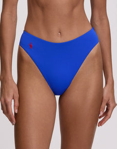 Color Shop Modern High Leg Bikini Pant - Ultramarine - Simply Beach UK
