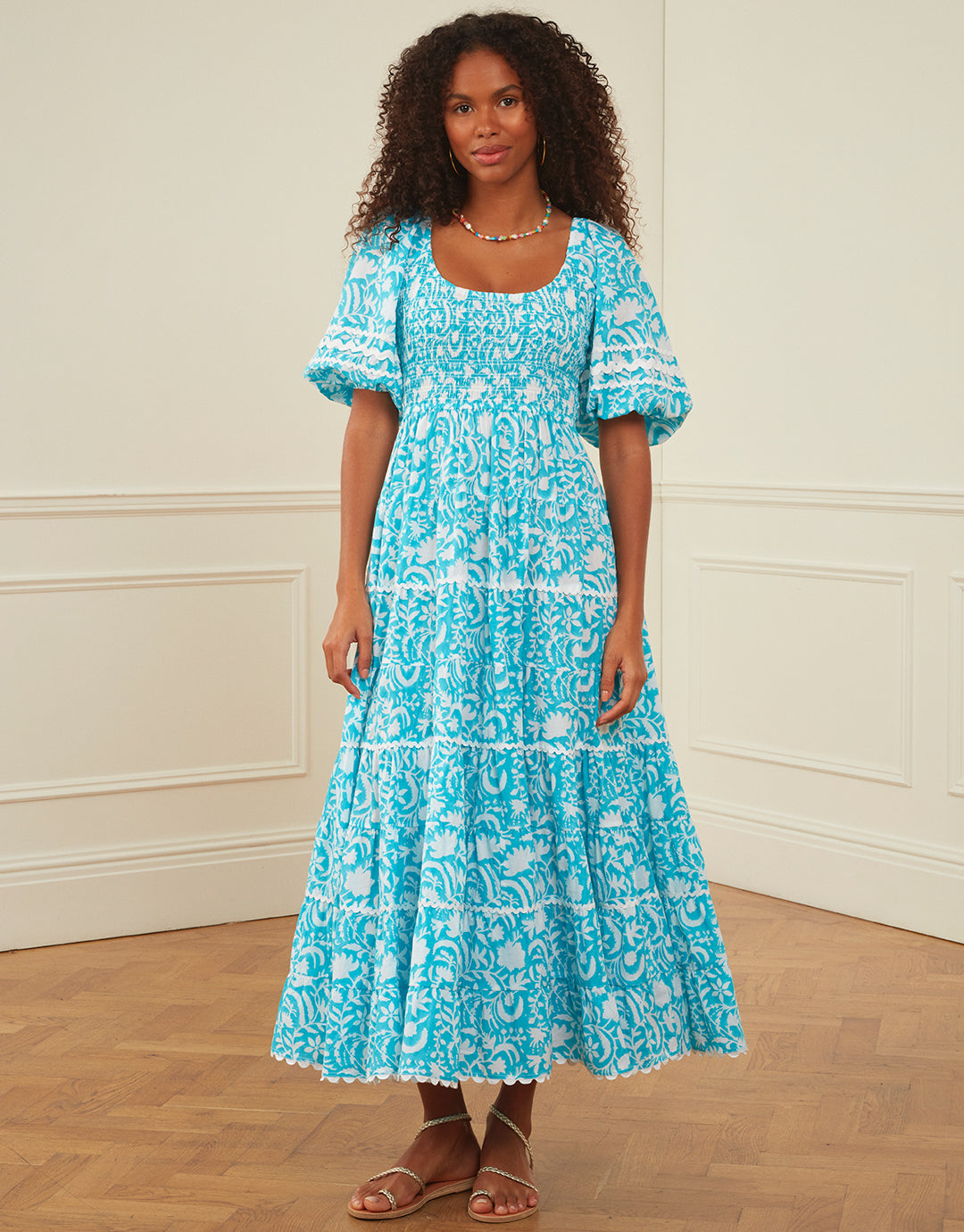 Angelina Dress - Aqua Begonia - Simply Beach UK