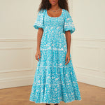 Angelina Dress - Aqua Begonia - Simply Beach UK