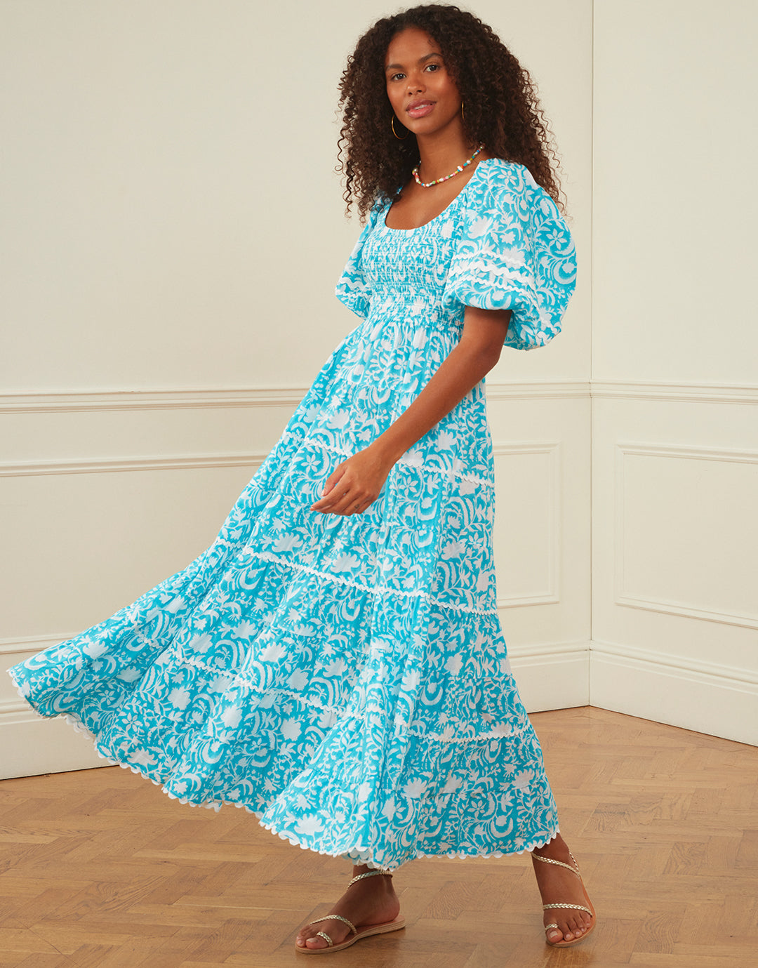 Angelina Dress - Aqua Begonia - Simply Beach UK
