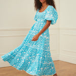 Angelina Dress - Aqua Begonia - Simply Beach UK