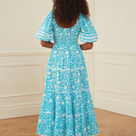 Angelina Dress - Aqua Begonia - Simply Beach UK