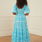 Angelina Dress - Aqua Begonia - Simply Beach UK