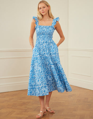 The Jessa Dress in Cider Rose