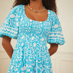 Angelina Dress - Aqua Begonia - Simply Beach UK
