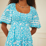 Angelina Dress - Aqua Begonia - Simply Beach UK