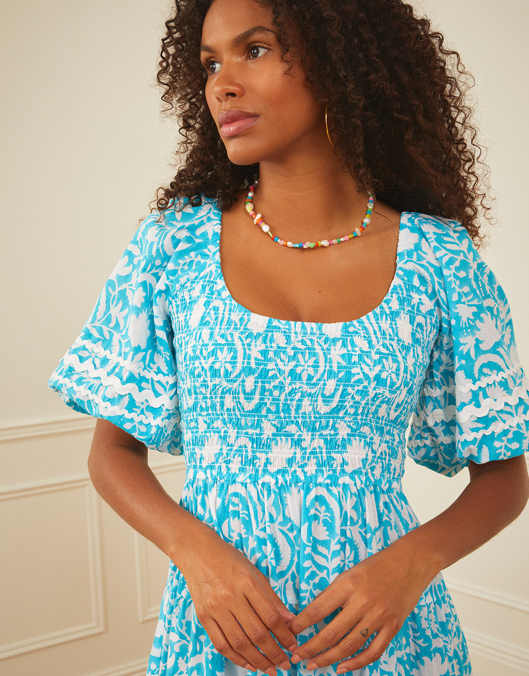 Angelina Dress - Aqua Begonia - Simply Beach UK