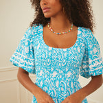 Angelina Dress - Aqua Begonia - Simply Beach UK