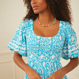 Angelina Dress - Aqua Begonia - Simply Beach UK