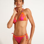 Banana Moon Althea Bluco Triangle Bikini Top - Fuchsia - Simply Beach UK