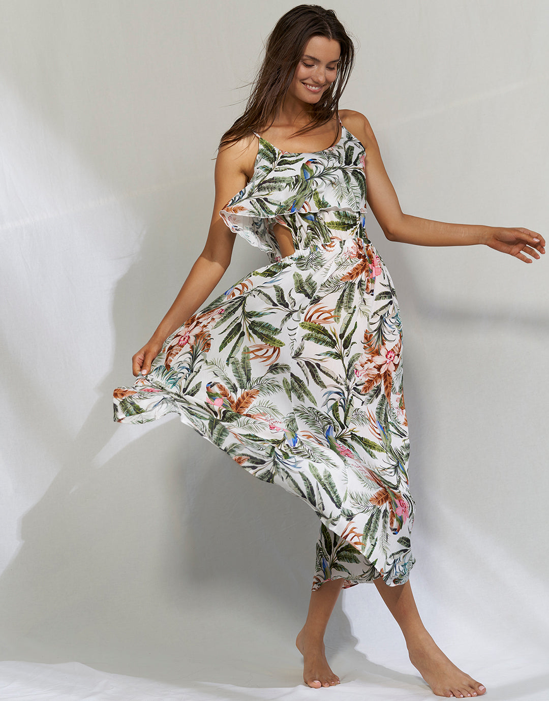 Exotic Dive Maxi Dress - Retro Tropics - Simply Beach UK