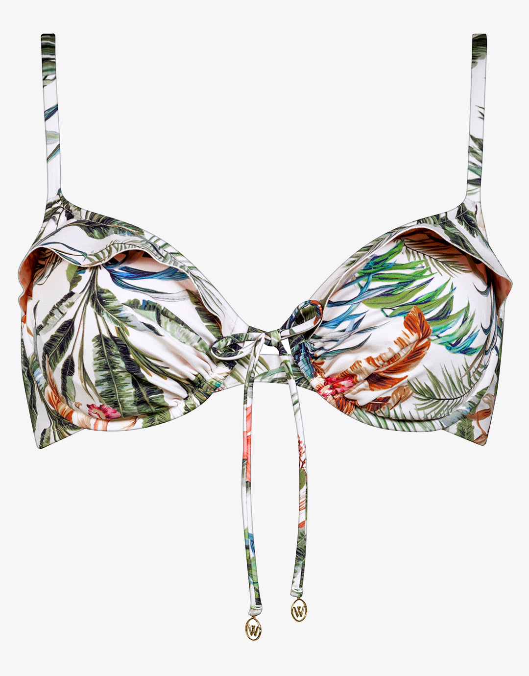 Exotic Dive Underwired Bikini Top - Retro Tropics - Simply Beach UK