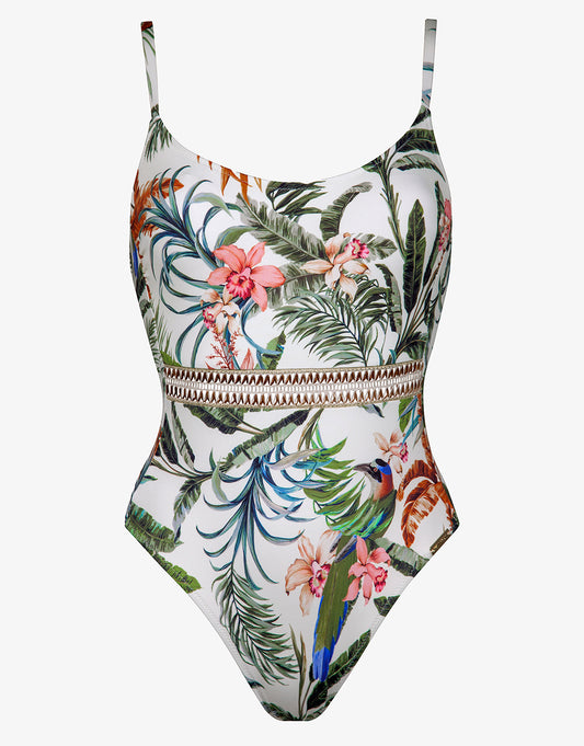 Exotic Dive Swimsuit - Retro Tropics - Simply Beach UK