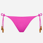 Bamboo Solids Tie Side Bikini Pant - Intense Pink - Simply Beach UK