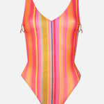 Dopamine Stripe Swimsuit - Dopamine Brights - Simply Beach UK