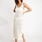 Beachsoul Tupai Midi Dress - Ecru - Simply Beach UK