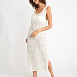 Beachsoul Tupai Midi Dress - Ecru - Simply Beach UK