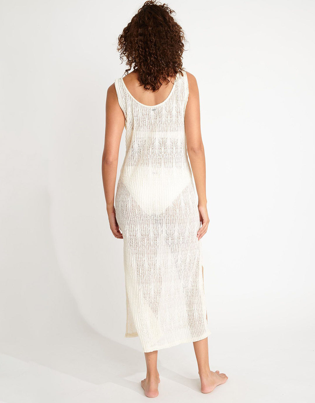 Beachsoul Tupai Midi Dress - Ecru - Simply Beach UK