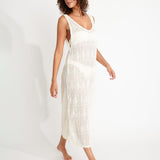Beachsoul Tupai Midi Dress - Ecru - Simply Beach UK