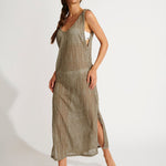 Banana Moon Beachsoul Tupai Midi Dress - Khaki - Simply Beach UK
