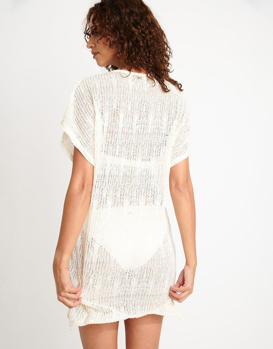 Banana Moon Beachsoul Zinia Mini Dress - Ecru - Simply Beach UK