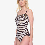 Wildest Dream Bandeau Swimsuit - Multi Brown - Simply Beach UK